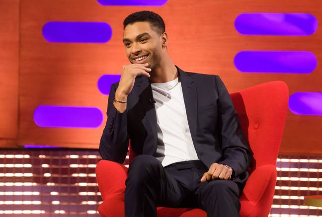 Rege-Jean Page on the Graham Norton Show in 2021. (Credit: PA)