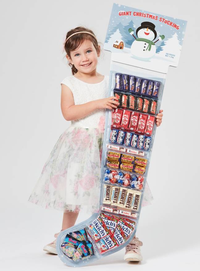 Giant chocolate christmas stocking costco Clearance