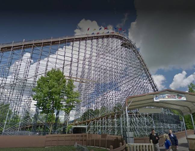 The Voyager roller coaster. Credit: Google Street View