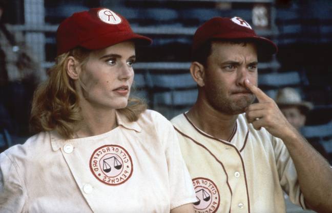 Hanks in A League of Their Own. Credit: Columbia Pictures