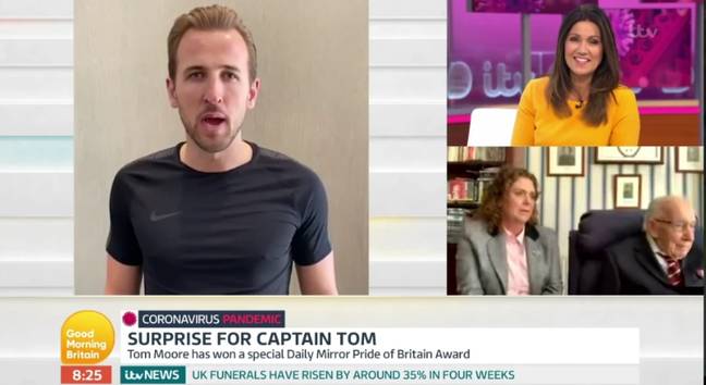 From one captain to another... Credit: ITV