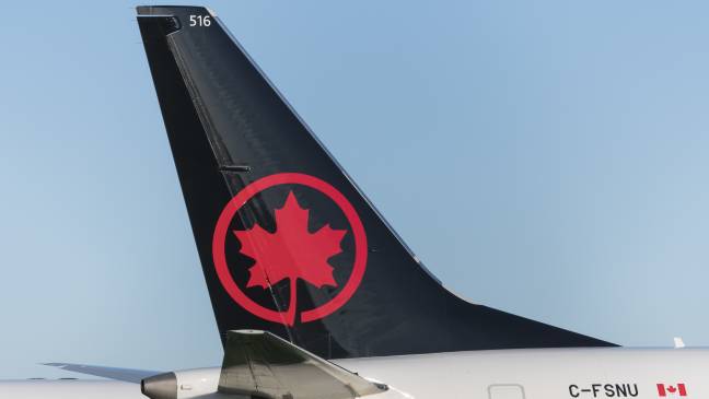 Air Canada has confirmed the woman's account. Credit: PA