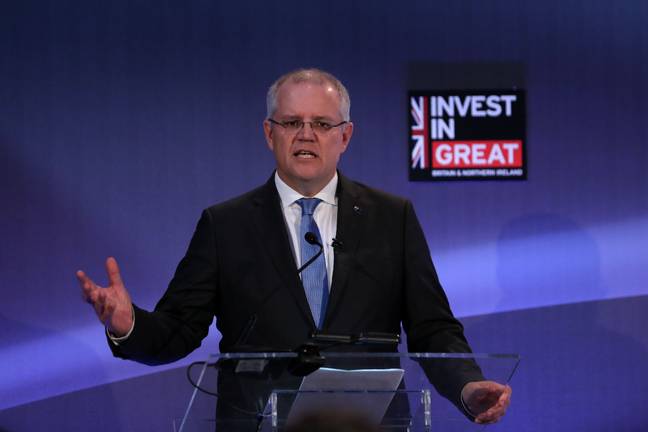Australian PM Scott Morrison. Credit: PA