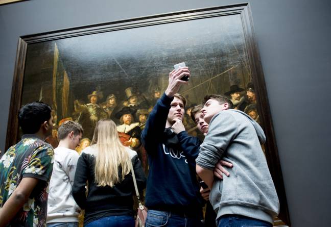 The Night Watch Gallery in Amsterdam was designed to showcase Rembrandt's work. Credit: PA