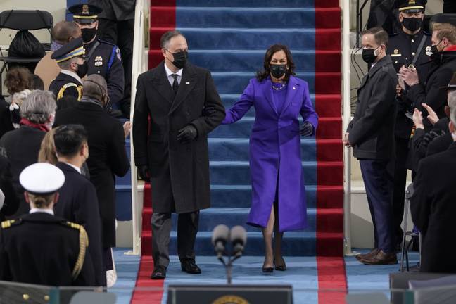 Kamala Harris became the first female Vice President of the United States. Credit: PA