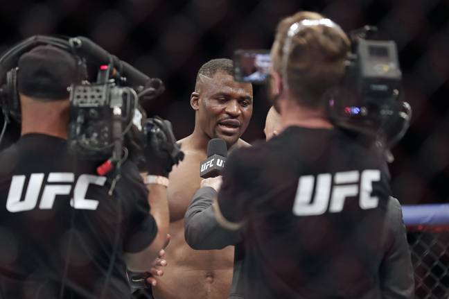Francis Ngannou wiped out Jairzinho Rozenstruik inside 20 seconds in his most recent fight. (Image Credit: PA)