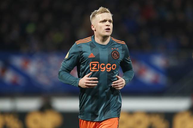 Van de Beek has been linked with Manchester United, Spurs and Juventus in the past too. Image: PA Images