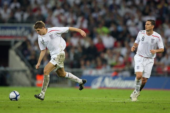 The Gerrard and Lampard partnership never really worked for England. Image: PA Images