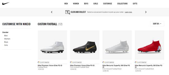 Nikeid design your own football boots hot sale