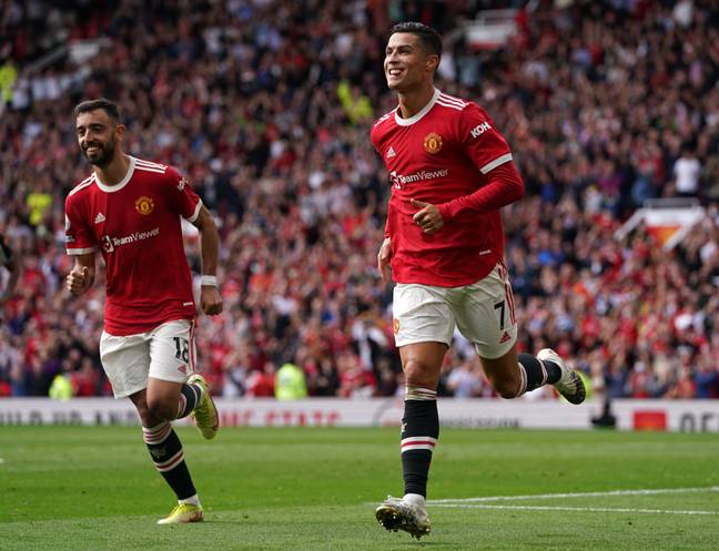 PA: Cristiano Ronaldo celebrates scoring against Newcastle United