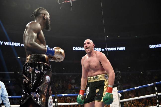 Fury had time to show off during the fight. Image: PA Images