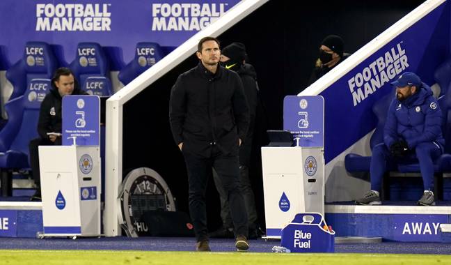 Lampard didn't recover from the loss to Leicester. Image: PA Images