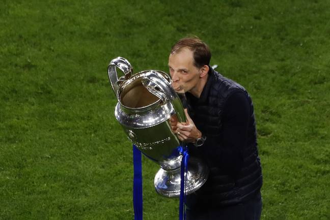 Tuchel with one of the big prizes. Image: PA Images