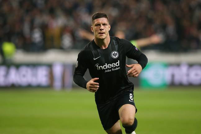 Jovic scored in the Europa League semi final against Chelsea on Thursday. Image: PA Images