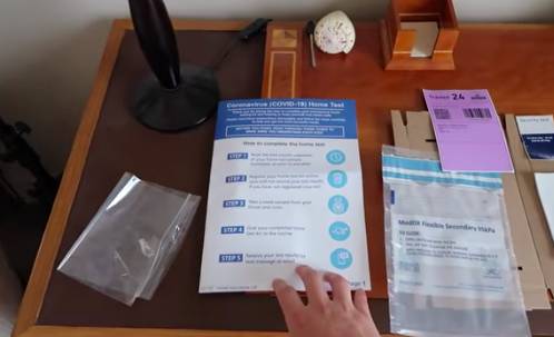 Dr Alex says to clear your surface and read all instructions (Credit: YouTube/ Dr Alex George) 