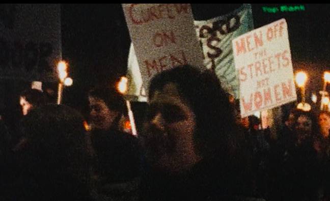 Reclaim the Night was a protest organised in Leeds at the height of the Yorkshire Ripper killings (Credit: Netflix)
