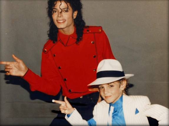 Michael Jackson with Wade Robson. Credit: HBO
