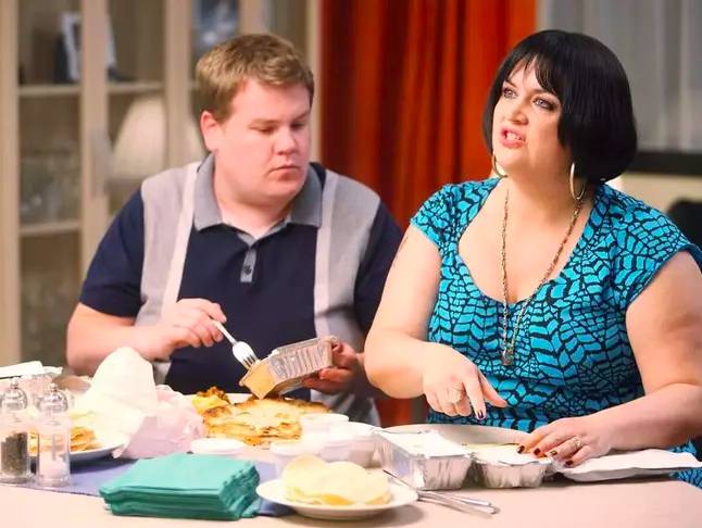 James Corden - who played Smithy in the sitcom - also shared Nessa's hilarious message (Credit: BBC)