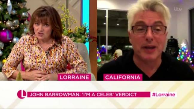 John Barrowman's accent changed on Lorraine (Credit: ITV) 