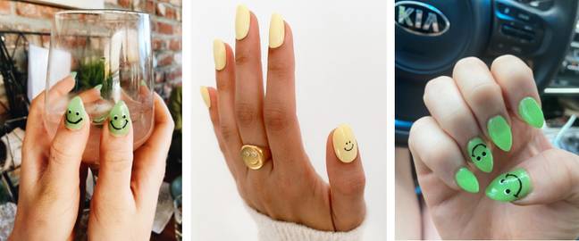 These nails would not give you a smiley face (Credit: Twitter/@Ms_RandiLeigh)