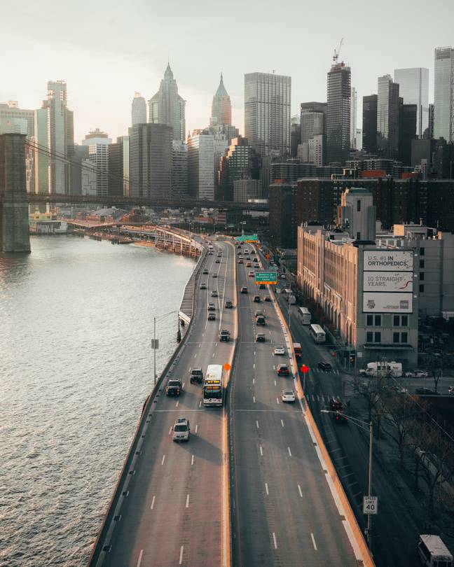 The couple said 'I love you' on a walk through New York (Credit: Pexels) 