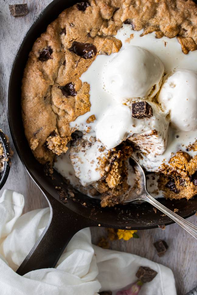 Skillet cookies are ideal for sharing and come with minimal clean-up too (Credit: Ana Guisbell / @inspiredwithatwist)