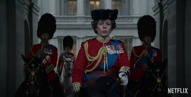 Olivia Coleman stars as the Queen for the final season (Credit: Netflix)