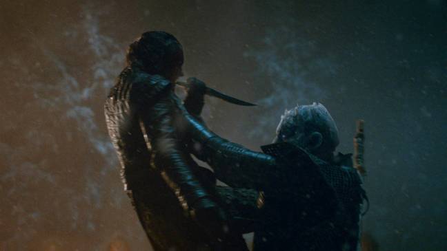 Arya defeated the Night King. Credit: HBO
