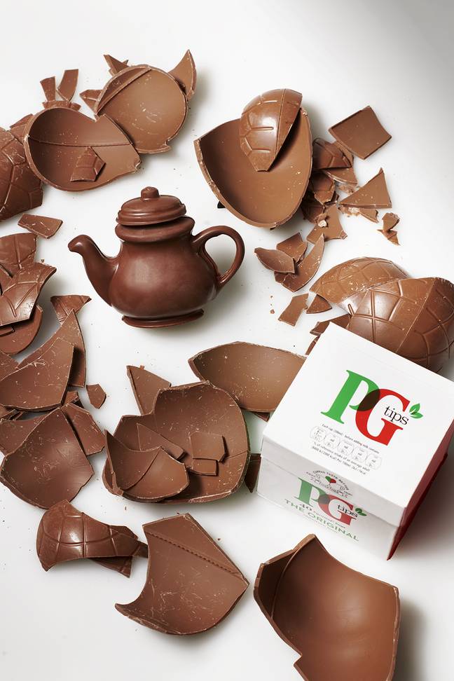 PG Tips is selling an actual chocolate teapot for Easter (Credit: PG Tips)