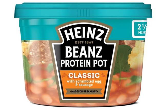 The pots are the perfect speedy breakfast (Credit: Heinz) 