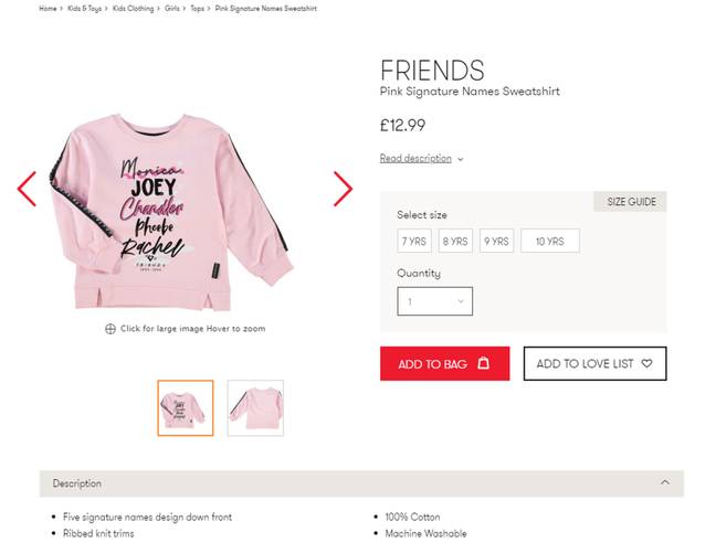 The jumper is available on the TK Maxx website (Credit: Kennedy News &amp; Media)