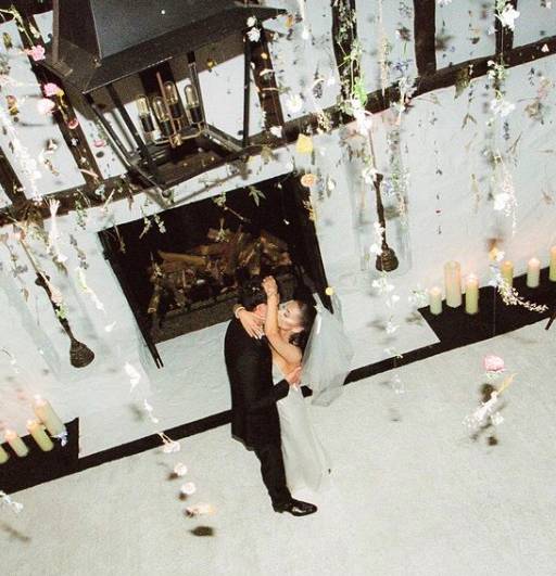 The wedding was reportedly at Ariana's home in California (Credit: Ariana Grande)