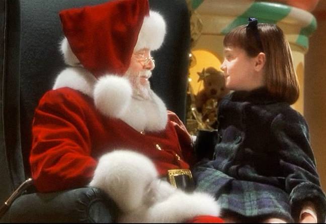 Matilda star Mara Wilson plays six-year-old Susan Walker who no longer believes in Santa Claus (Credit: 20th Century Fox)