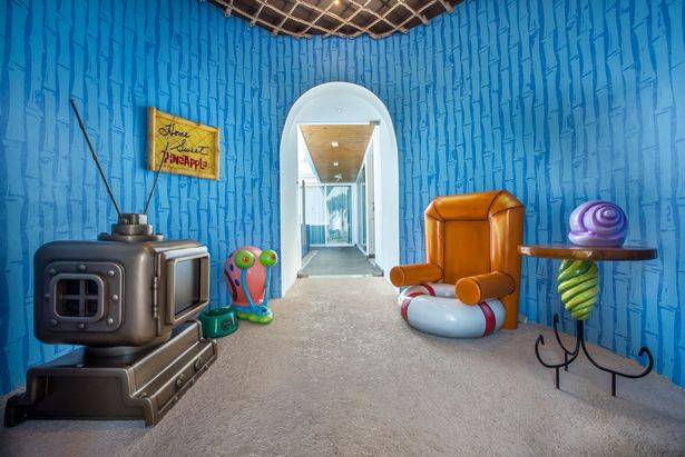 SpongeBob Squarepants' living room is replicated in this property (Credit: Nickelodeon Hotels and Resorts Punta Cana)