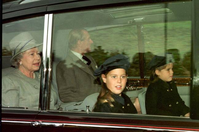 The Queen, Prince Philip, Princess Beatrice and Princess Eugenie in 1998 (Credit: PA)