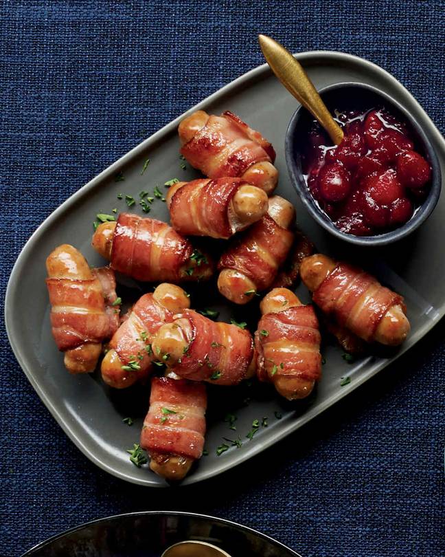 Traditionalists may prefer the typical pigs in blankets for Christmas Day. Credit: Aldi