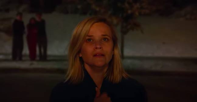 Reese Witherspoon's character Elena's home is burnt down (Credit: Hulu/ Amazon Prime) 