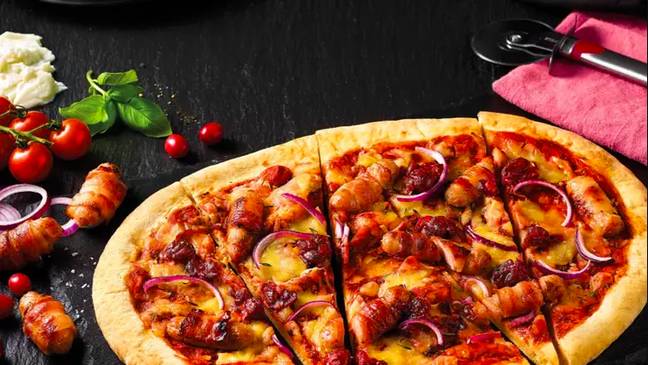 Lidl's pigs-in-blankets pizza is sure to be a hit with shoppers (Credit: Lidl)