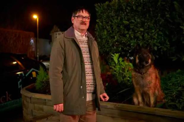 The show also starred Mark Heap as neighbour Jim (Credit: Channel 4)