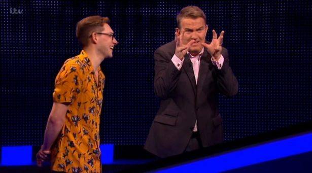 Bradley was trying to diffuse the discussion. (Credit: ITV/The Chase)