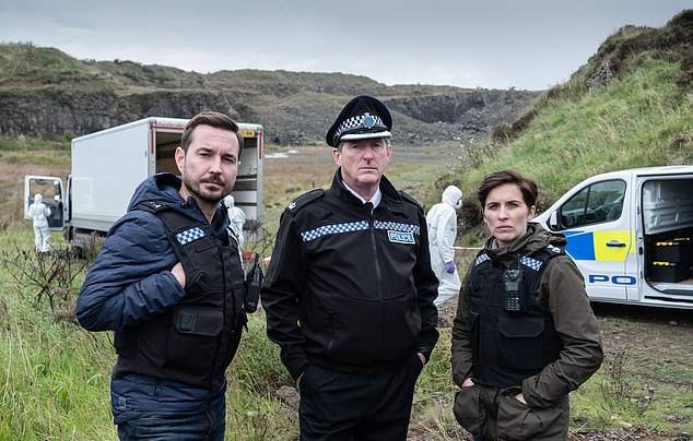 Vicky McClure, Martin Compston and Adrian Dunbar have worked together for years on 'Line Of Duty' (Credit: BBC)