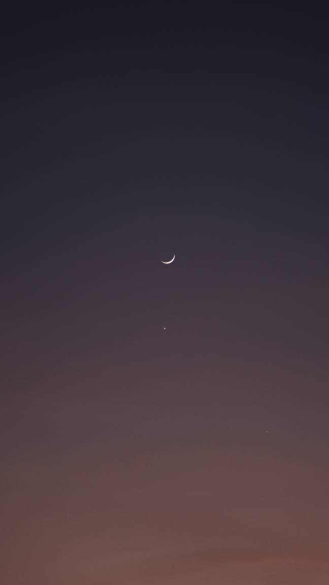 Venus is easiest to spot as the brightest star under the moon (Credit: Unsplash)