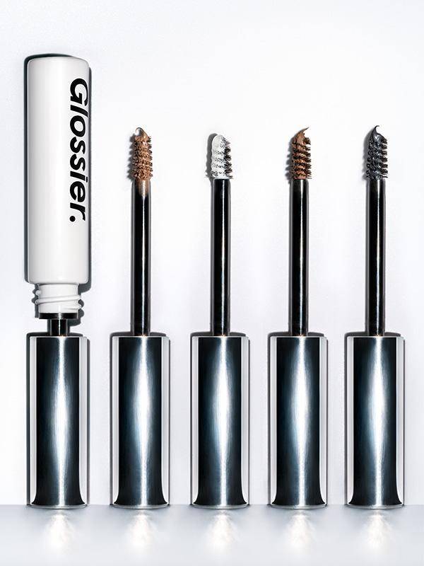 Their hero product, Boy Brow, costs £14 and comes in four different shades. Credit: Glossier 
