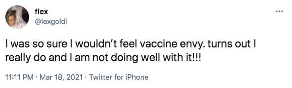 Many are experiencing vaccine Fomo (Credit: Twitter)