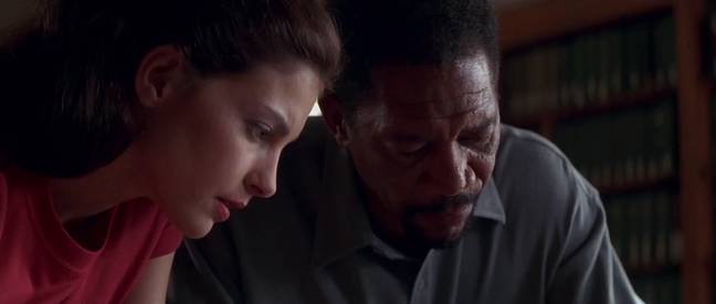 Ashley Judd and Morgan Freeman star in the 1997 film. (Credit: Paramount Pictures)