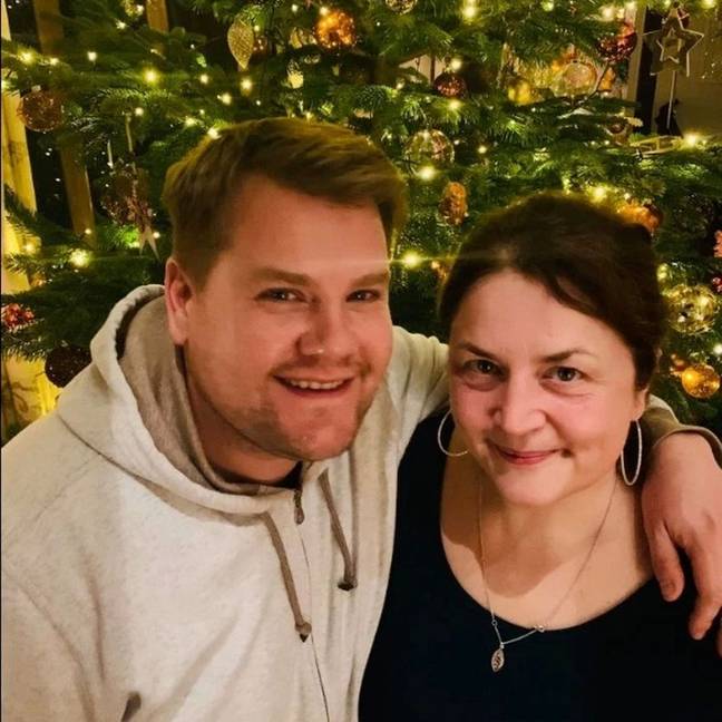 James Corden and Ruth Jones are both keeping us on our toes (Credit: Twitter/ James Corden) 