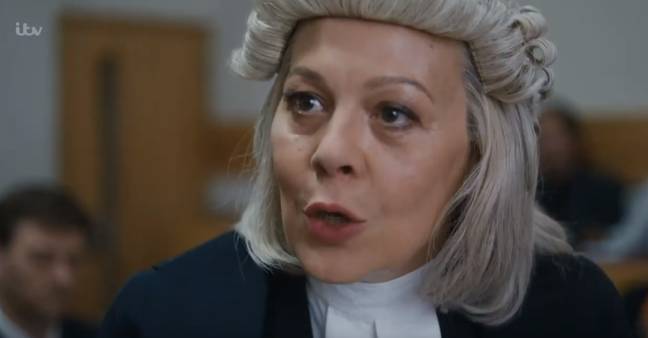 It stars Helen McCrory as Sonia Woodley QC (Credit: ITV)