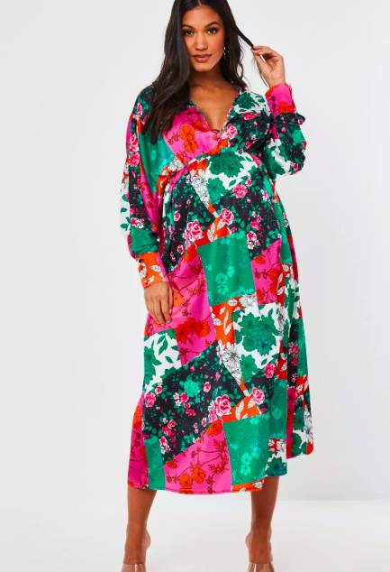 One of the smarter items is this kimono sleeve wrap dress (Credit: Missguided)