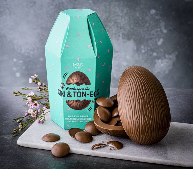 Behold the M&amp;S Gin &amp; Ton-Egg (Credit: M&amp;S)