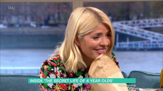 Holly agreed to marry the four year old. (Credit: ITV)